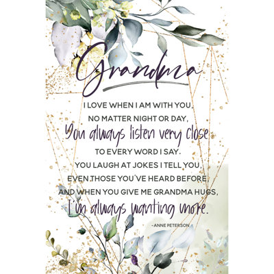 Grandma I Love When Inspirational
