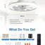 Ceiling Fan with LED Lights