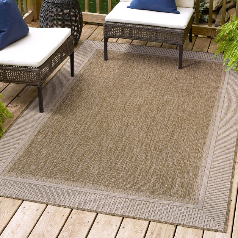 Tapis d'intérieur / extérieur Kaliee, Rectangle 4pi x 6 pi