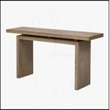Stylish Ash Veneer Console Table with Smart Design for Various Rooms