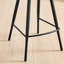 Alcea Yes Velvet Faux Leather Bar Stool