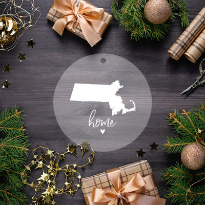 0.1'' Acrylic Holiday Shaped Ornament