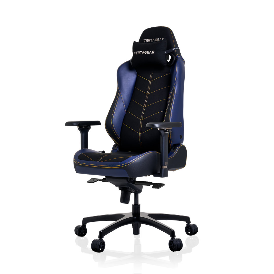 Vertagear Adjustable Reclining Ergonomic Faux Leather Swiveling PC & Racing Game Chair Vertagear