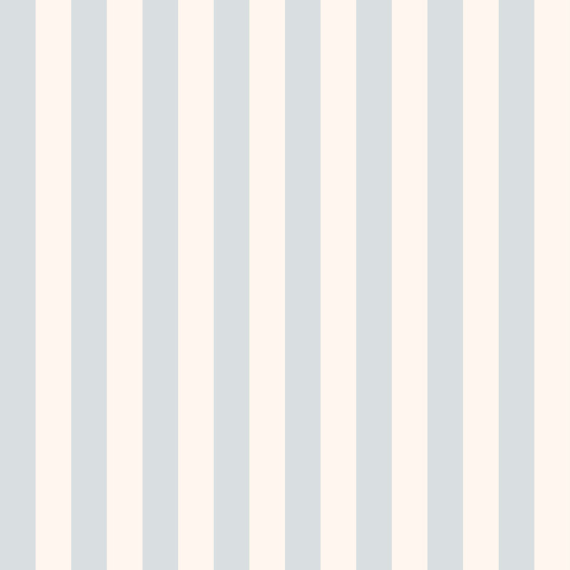 Diggs 10m x 52.8cm Matte Wallpaper Roll, Blue/Cream