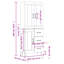 Rohando 3 Door Manufactured Wood Wardrobe-1006164074