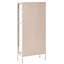 Blendi Glass and Steel 80 cm W Display Cabinet-1916136881