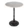 Ellesyn 24" Round Marble And Iron Dining Table