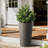 2 Pack Tall 21.7 in Planters for Outdoor Plants Modern Tall Square Planter Box Indoor Outdoor Porch Patio Flower Pot Modern Big Tapered Matte Tree Flower Pot for Garden-1173758645