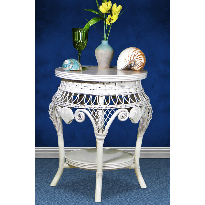 Searcy Tray Top End Table, White