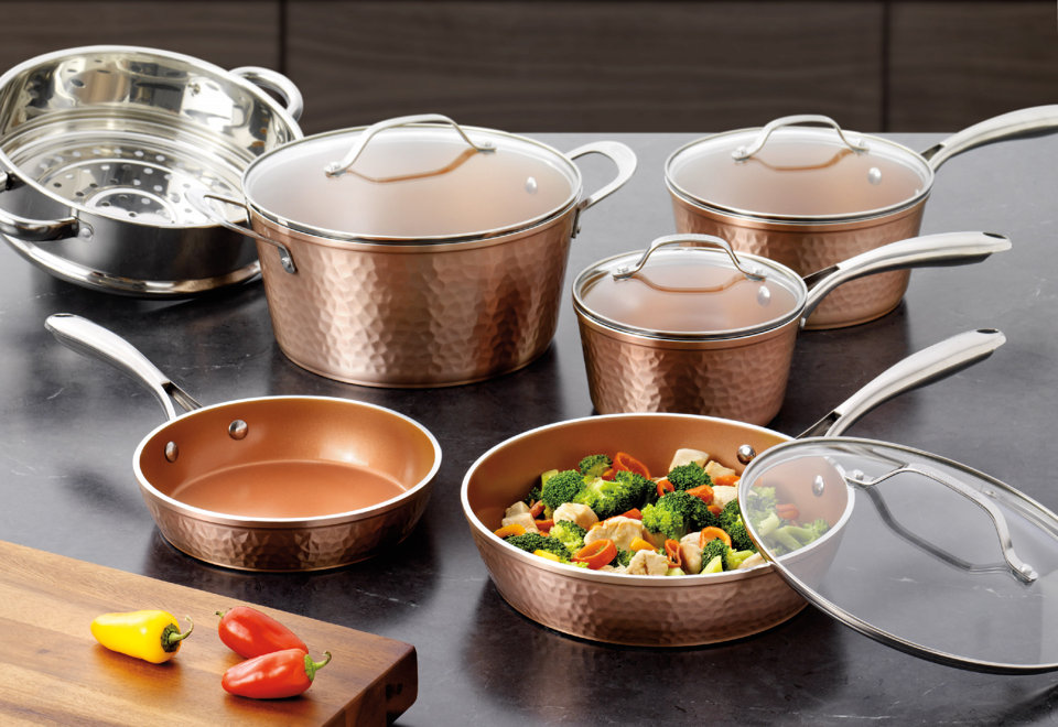 Gotham Steel Hammered Copper Collection