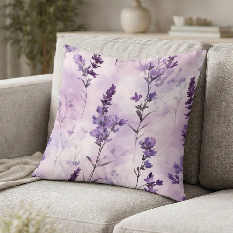 Coussin Floral, H 16 po x l 16 po