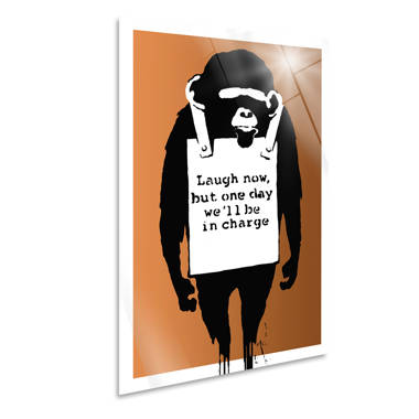 Laugh Now but one day we´ll be in charge by, BANKSY, buy art online