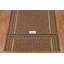Tapis brun en laine réversible 7 x 9 Kilim