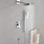 Système de douche à pluie à valve brute