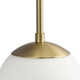 Bridgit 2 Light Glass Steel Dimmable Wall Sconce