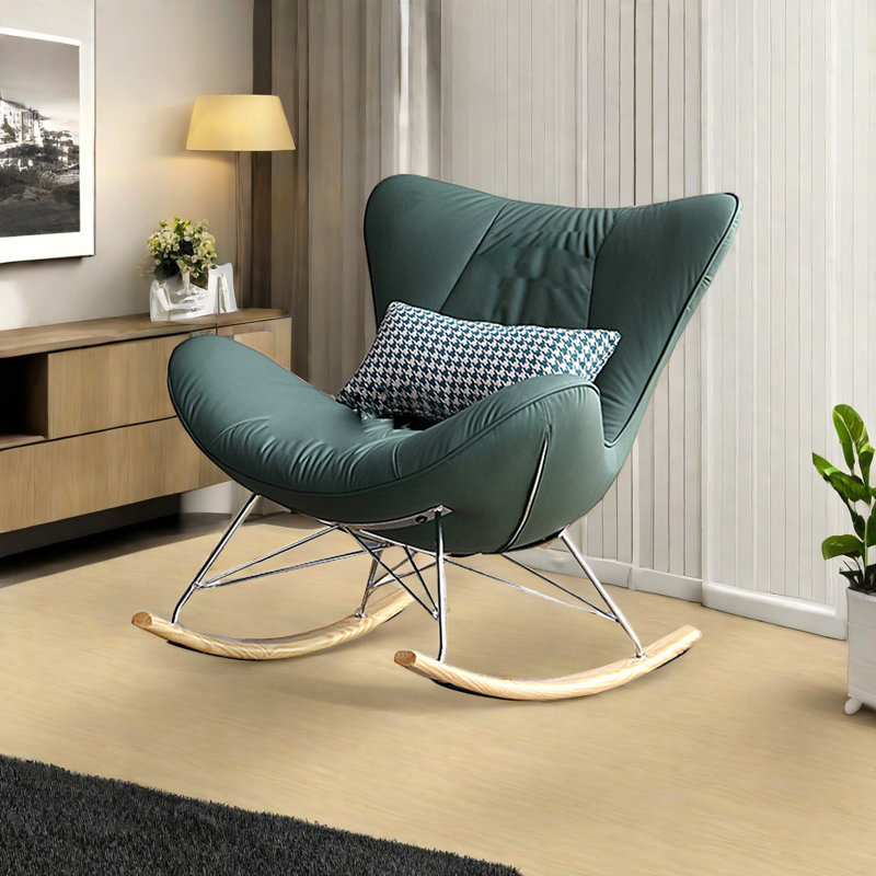 Chaise berçante simple en escargot moderne