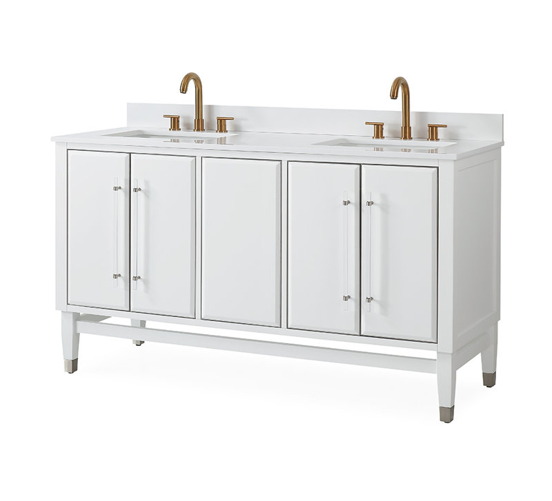 Ensemble de meuble-lavabo double 60 po