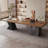 Modern Minimalist Brown Office Desk-107761299