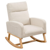 Beige Rocking Chairs You'll Love | Wayfair