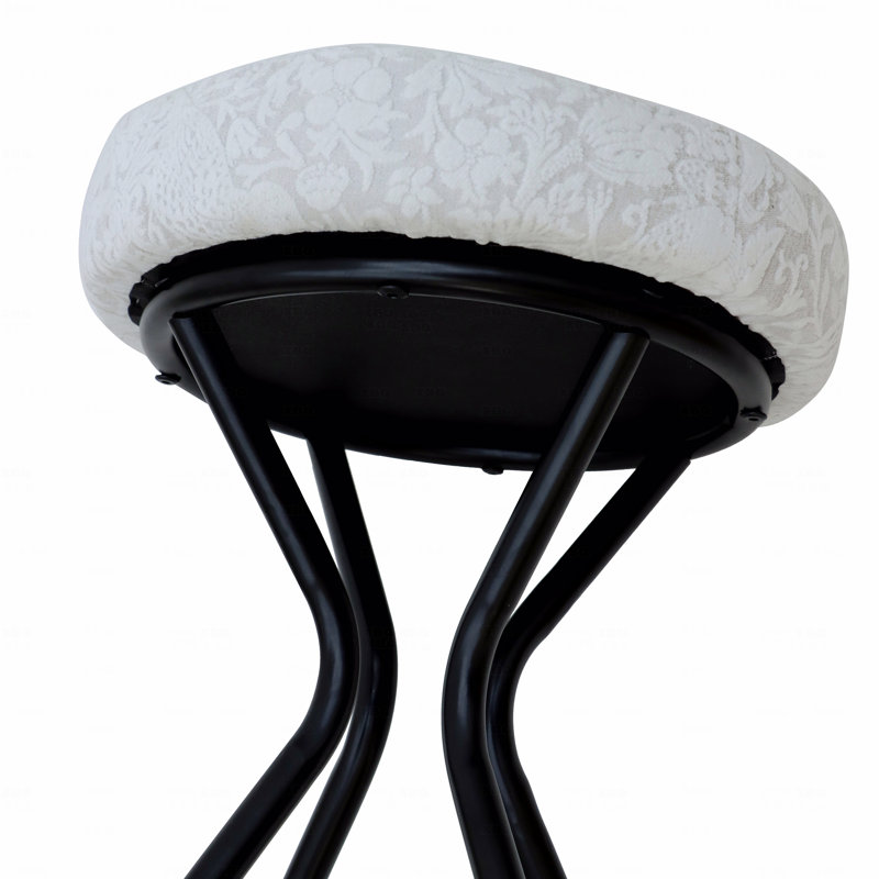 Ensemble de 2 chaises de salle à manger, tabouret de bar 29 po à imprimé floral avec repose-pieds