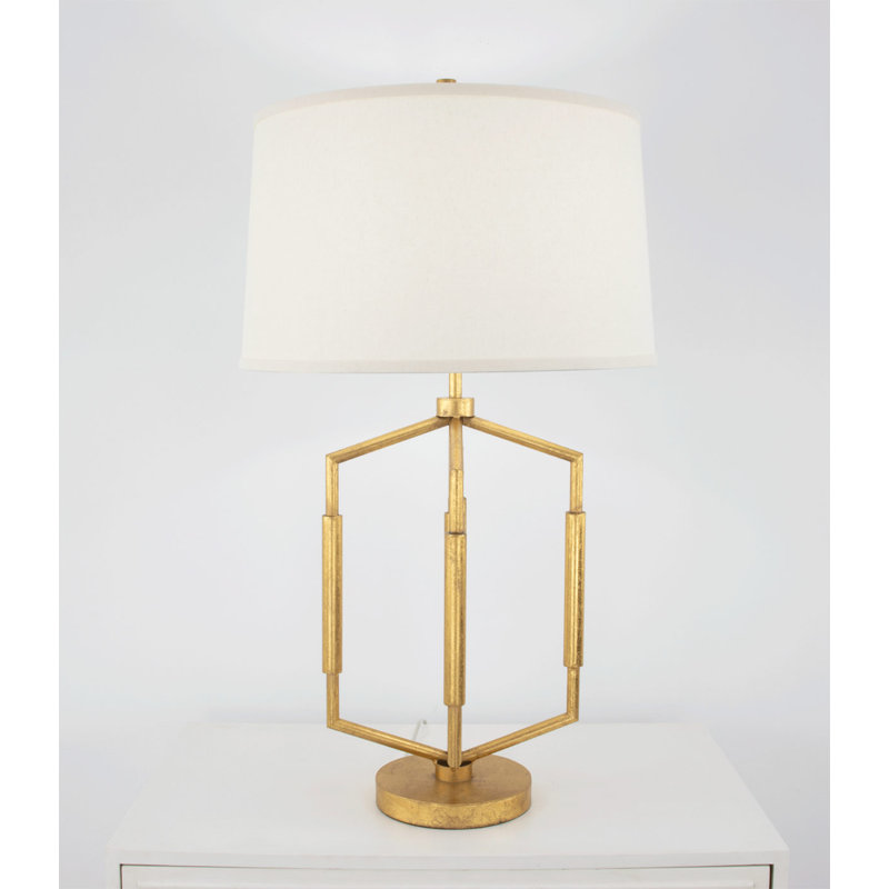 Mura Table Lamp, Gold Leaf