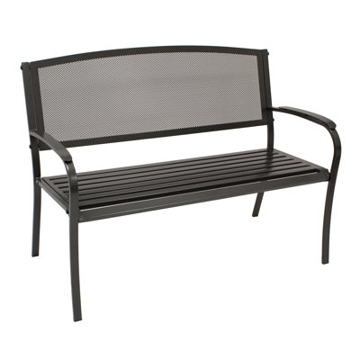 Wadena Iron Bench