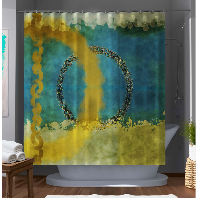 Rideau de douche abstrait Ceto