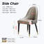 Chaise d'appoint rembourrée en similicuir Frania-1642740806-1650723340
