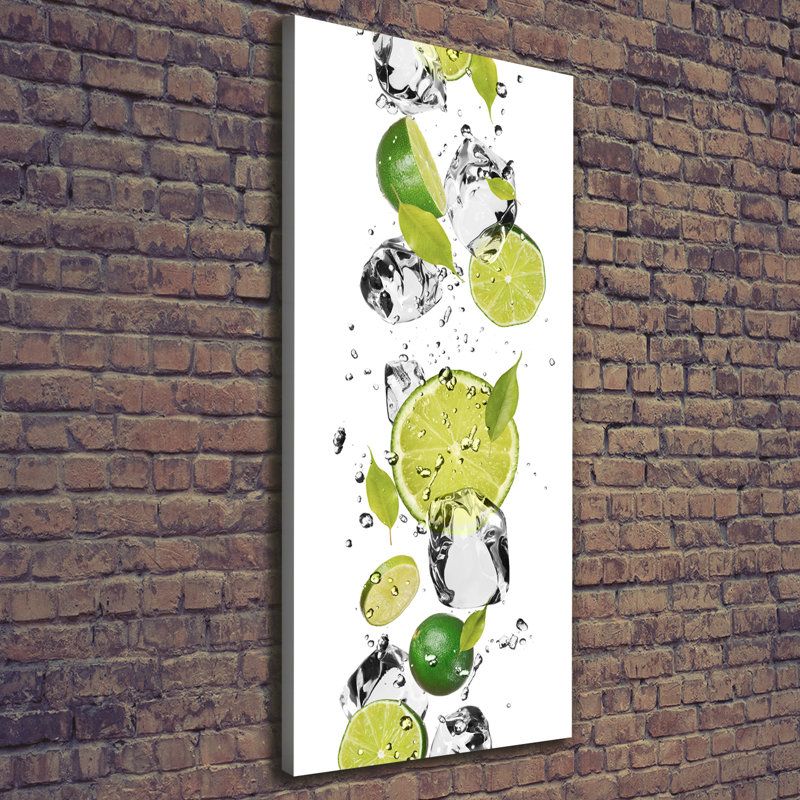 Limonka And Water - Wrapped Canvas Print