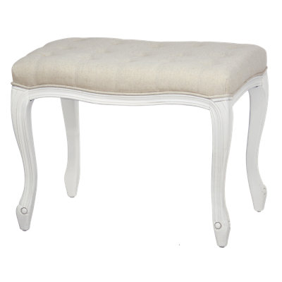 Solid + Manufactured Wood Accent Stool