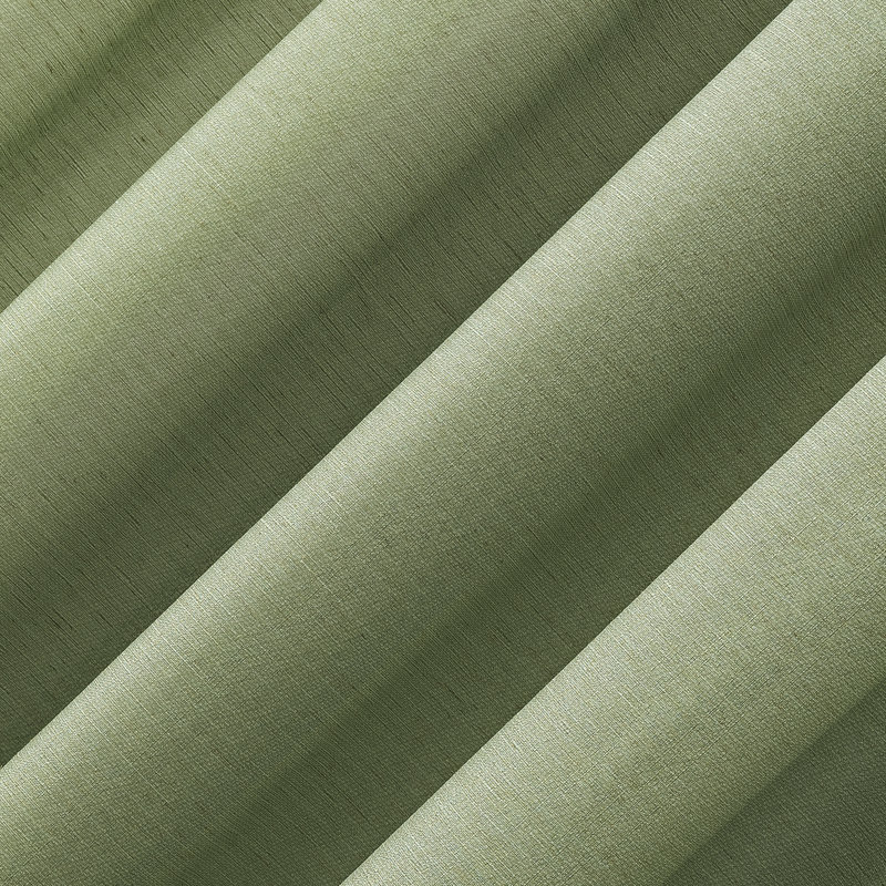 Panneau de rideau semi-diaphane avec passe-tringle en lin - Basics by Wayfair ™, l 54 po x L 95 po, Vert