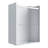 Molly 60" W X 32" D X 76" H Frameless Shower Door Rectangular Shower Kit In Chrome With Fluted Glass Finish-123408448