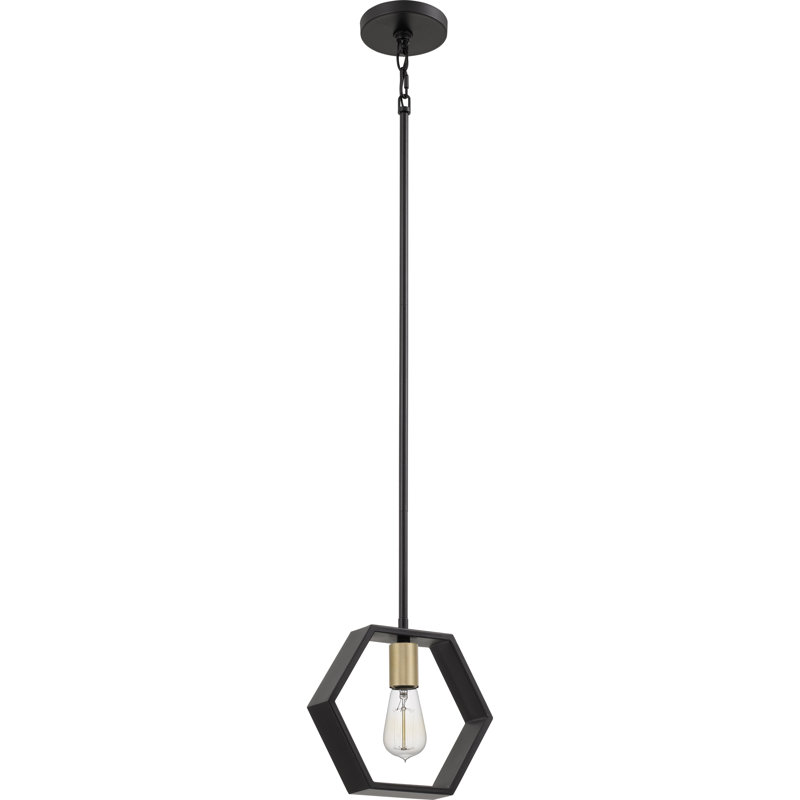 Luminaire suspendu géométrique à 1 lumière Diara