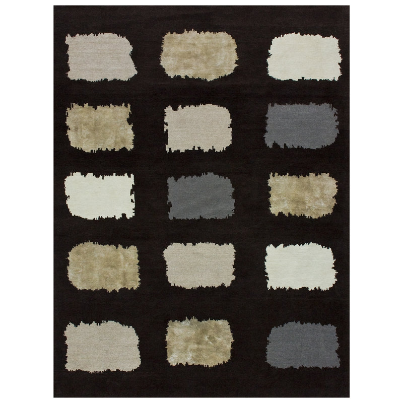 Geometric Area Rug, Rectangle 6' x 9'