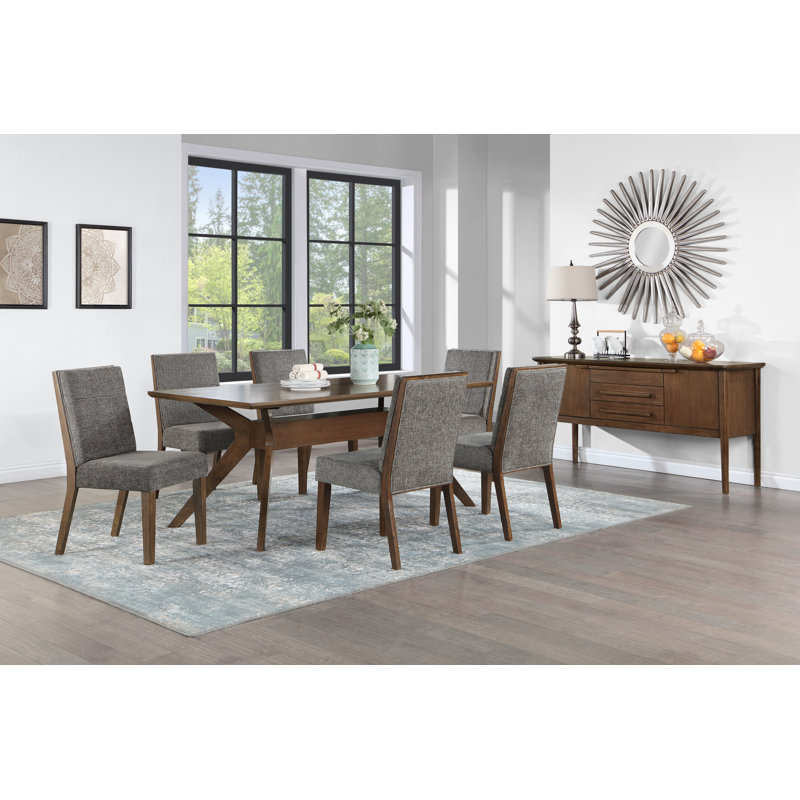 Laycen 6 - Person Four Leg Dining Set
