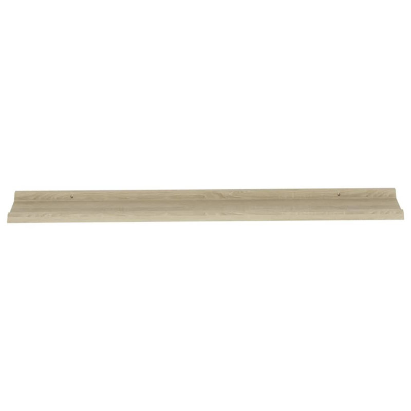 Wall Shelf Floating Shelf Wall Mounted Display Shelf for Photo Frame, Gray, 1.2" H x 45.3" W x 3.5" D