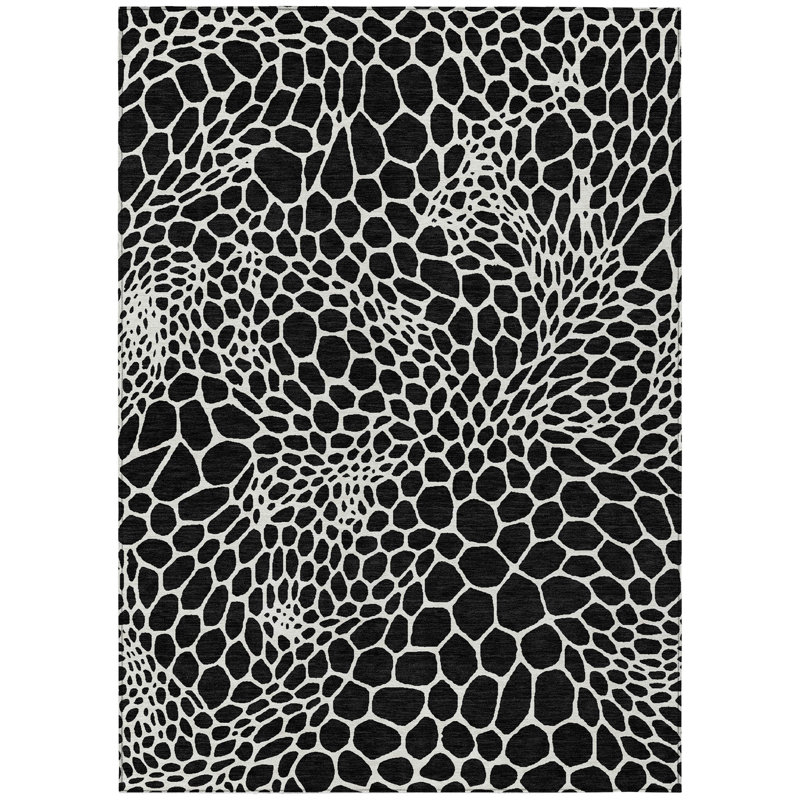 Colwart Geometric Indoor / Outdoor Rug, Rectangle 10' x 14'