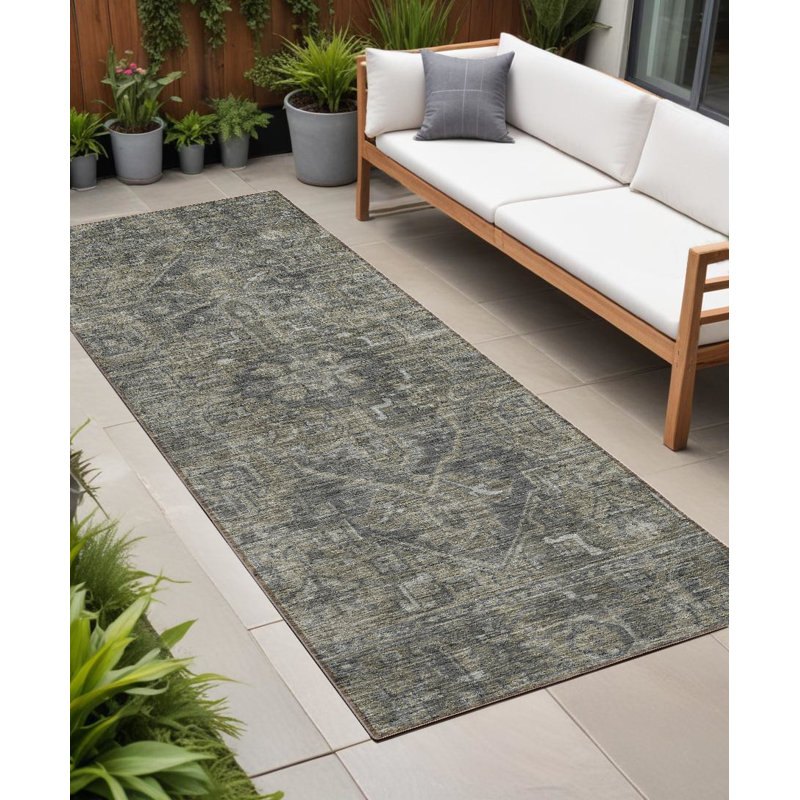 Tapis de couloir d'extérieur 8 pi