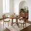 Wales Avery Round Solid Wood Dining Table