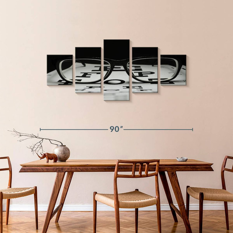 Eyeglass Vision, 36" H x 80" W