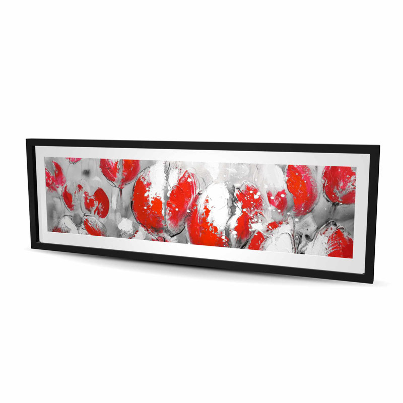 Abstrait tulipes rouges