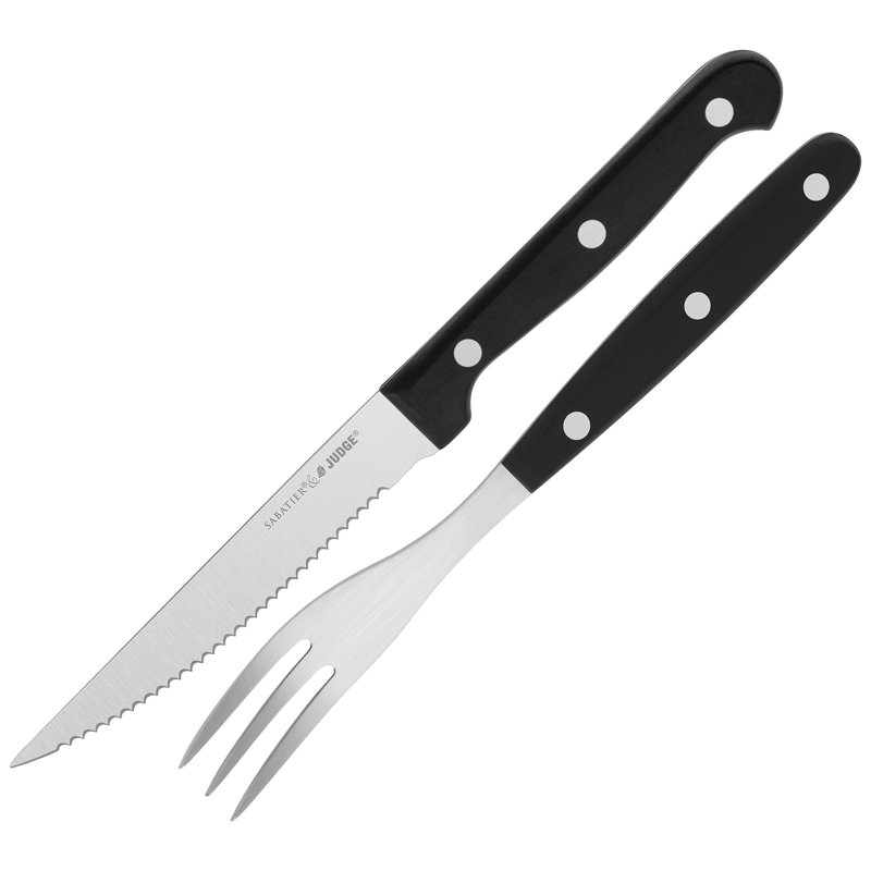 Judge, Sabatier IV - Steak Knife and Fork Set, Service for 6