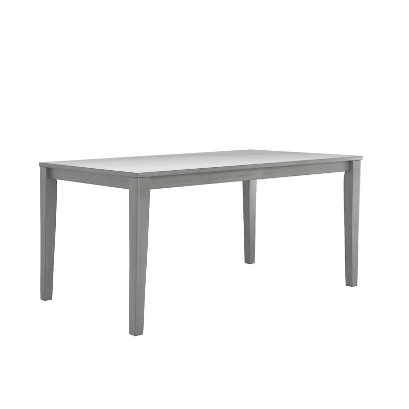 Alexa-Mae 6 - Person Solid Wood Top Four Leg Dining Set