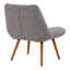 Chaise d'appoint capitonnée en polyester 31,5 po Daw-168364890