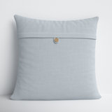 Leigh Buttons Cotton Throw Pillow