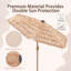 Parasol Thatch avec parasol Tiki-291169960-291169962