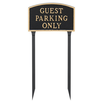 Guest Parking Only Statement Garden Sign