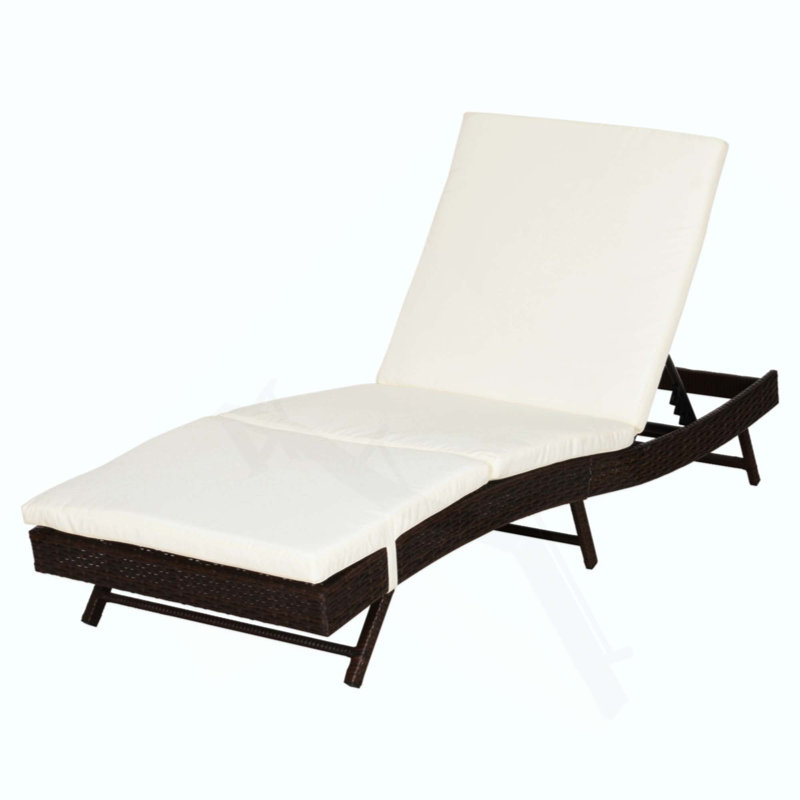 Chaise longue de patio, chaise de piscine