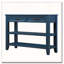 Console Mid-Century avec 2 tiroirs et tablettes ouvertes-602321269