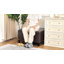 Repose-pieds de rangement carré capitonné de 29,5 po Nelda-445872160